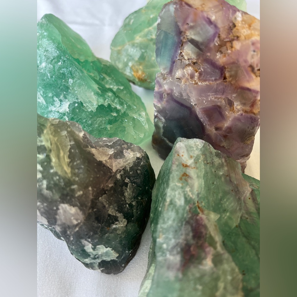 Fluorite raw cut - Picture 12 of 13